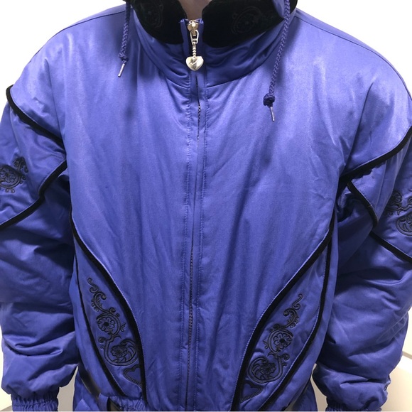 Obermeyer ladies one piece vintage winter snow ski suit size 18 - Picture 3 of 15